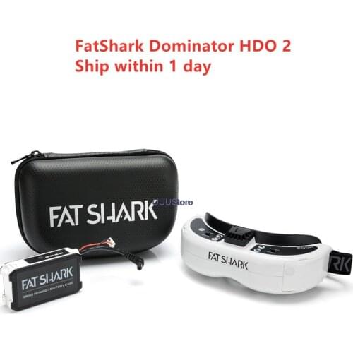 Instock ship in 1 day FatShark Dominator HDO 2 FPV Goggles 1280x960 OLED Display 46 Degree Field Video Headset for RC Drone