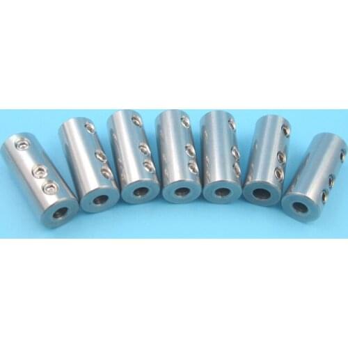 High Precision Coupling 3.17/4/4.76/5mm Motor Shaft Coupler Connector Spare Parts for DIY RC Car/Boat Models