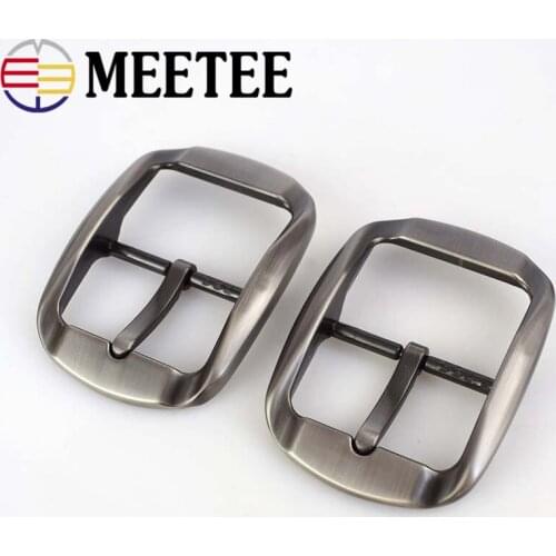 2pcs 40mm Metal Belt Buckle For Men Fashion Pin Buckles For Belt 38-39mm DIY Leather Craft Hardware Jeans Accessories BD262