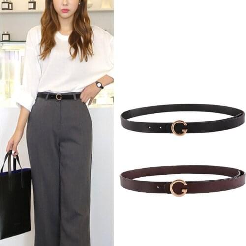 2019 Women Cowskin Belt Designer Womens Jeans Belt Women Pants Dress Strap Ladies Genuine Leather Belts with Alloy Retro Buckle