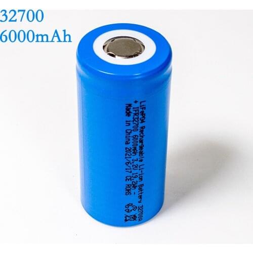 32700 6000mAh LiFePo4 Deep Cycles Battery Long Life with for 12V 24V 48V Car Solar Module Pack Fixed Bracket (4*5 Slot)