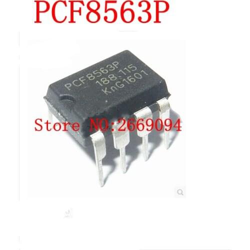 50pcs /100pcs Free shipping PCF8563P PCF8563T PCF8563 DIP8 IC RTC CLK/CALENDAR I2C