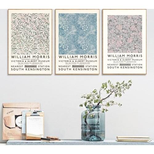 William Morris Abstract Art Deco Picture Decorative Canvas Painting Posters For Living Room Bedroom Wall Decoration Home Decor