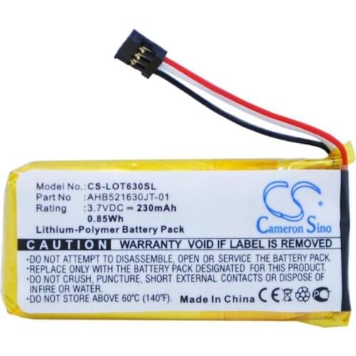 Cameron Sino 230mah battery for LOGITECH H600 N-R0044 Ultrathim Touch Mouse T630 1311 533-000069 533-000071 AHB521630PJT-01