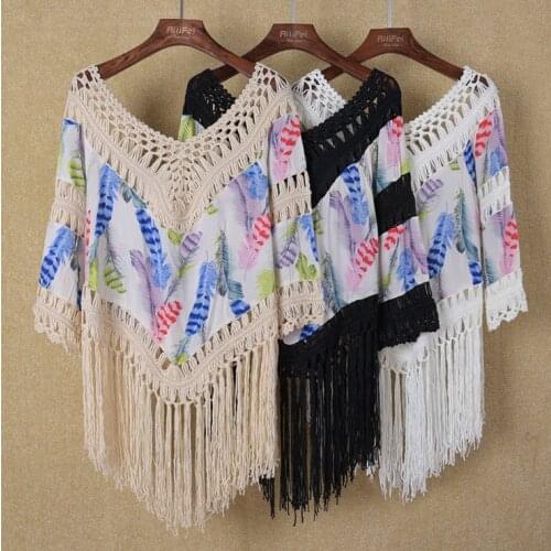 BADEL LECE Collar Blouses