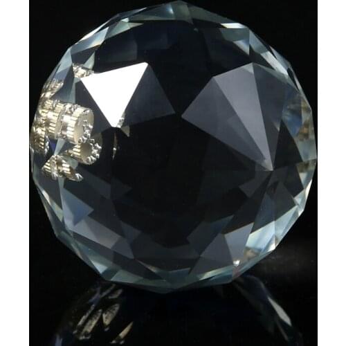 Photography Prism crystal Ball w/ 1/4 in Thread Optical Glass Prism Teaching Light Spectrum Physics Rainbow Effect Maker