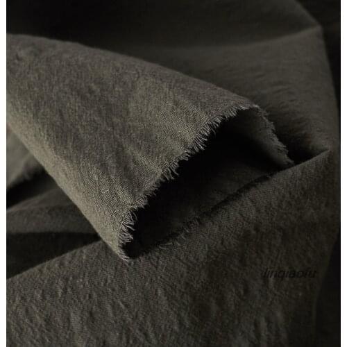 Cotton linen material 2019 high-grade linen stretch suit pants fabric High-end linen fabric