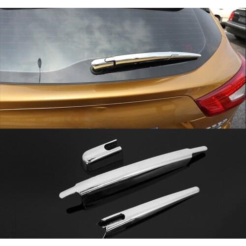 Chrome Car Styling Rear Window Wiper Arm Blade Cover Sticker Trim Molding For Nissan Qashqai J11 2014-2017 2018 2019 Accessories