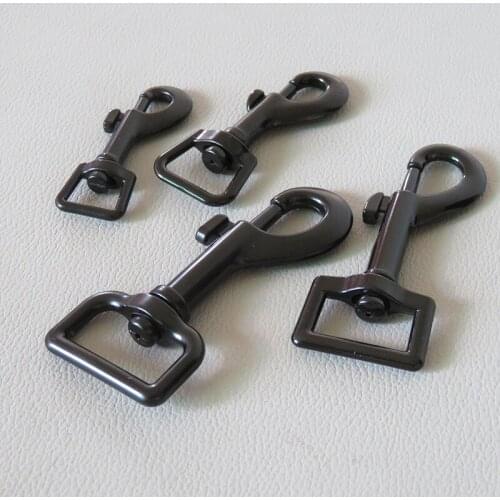 20Pcs/lot Metal Swivel Lobster Clasp Belt Buckle Clip Loop Snap Carabiner Hook For Dog Pet Leads Leash Hardware DIY Accessory