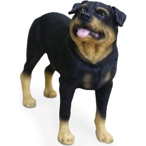 Fashion Simulation Dog Model Car Crafts Decoration Gift Home Decoration Crafts Figurines Miniatures Dog Garden Decoration Crafts