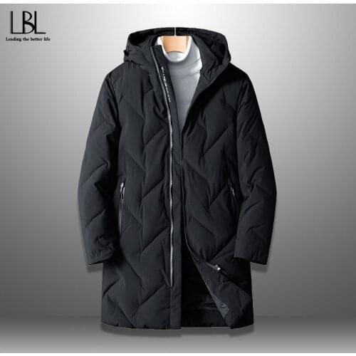 2020 Winter New Down Jacket Men 90% White Duck Down Coat Men Casual Thickening Warm Windproof Mens Hooded Jakcet Outwear 8XL