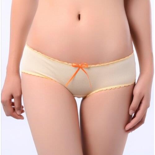 2019 new Active printing dyeing stretch cotton hips waist briefs comfortable breathable ladies underwear Womens underwear