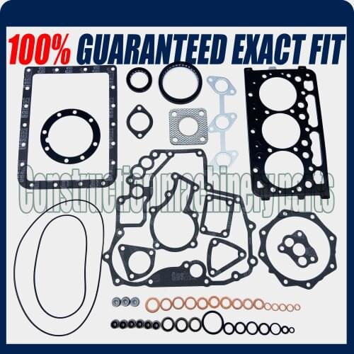 New For Kubota D722 Overhaul Full Gasket Set with Head Gasket STD For Bobcat 316 320 322 323