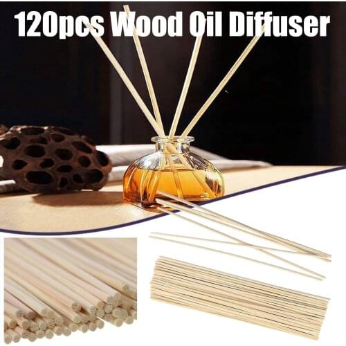 120pcs 20cm Reed Diffuser Sticks Replacement Stick Diy Handmade Home Decor Extra Thick Rattan Reed Oil Diffuser Refill Sticks P1