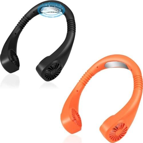 Portable Air Conditioner USB Mini Cooler Fan 3 Speeds Personal Electric Cooling System Travel Sports Necklace Hanging Fans