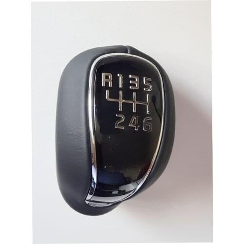 Genuine leather 6-speed gear knob handle shift knob for Hyundai Elantra AD 2016 17 ACCENT\SOLARIS verna i30 2017-18 43711F2300