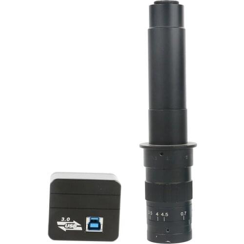 5.0MP CMOS USB3.0 High Speed USB Video Microscope Camera 130X 180X 300X Adapter C-mount For Trinocular Biological microscope