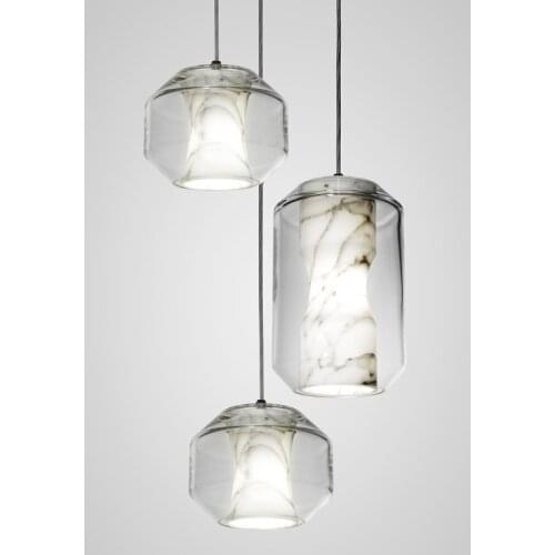 Nordic led glass ball luminaire pendant light lustre pendente commercial lighting pendant lights kitchen fixtures living room