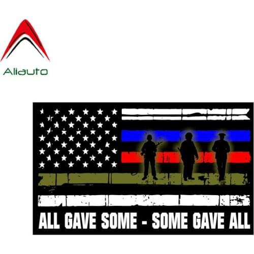 Aliauto Funny Car Sticker Firefighter All Gave Some PVC Decal for Vw Beetle Tucson Megane 2 Lada Kalina Turkish Leon,15cm*9cm