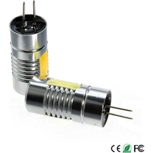1Pcs G4 5W COB LED Car RV Boat Bulb Lamp Warm White/Cool White AC/DC12V LED Light Repalce 50W incandecent light