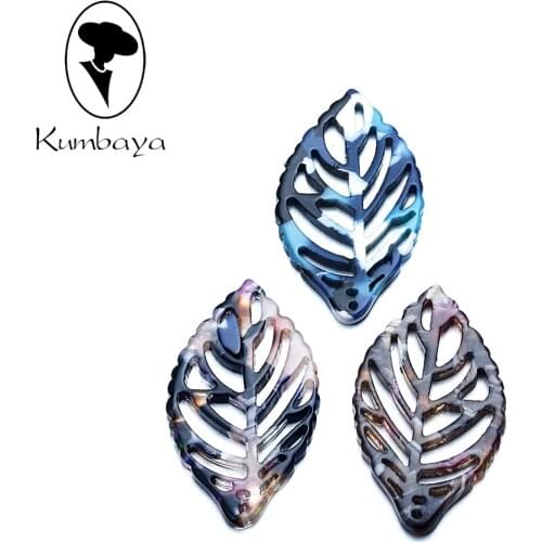 10pcs/lot Acrylic Acetic Acid Materials Leaves DIY Charms Women Jewelry Parts Earrings DIY Accessories Handmade Gifts P18427