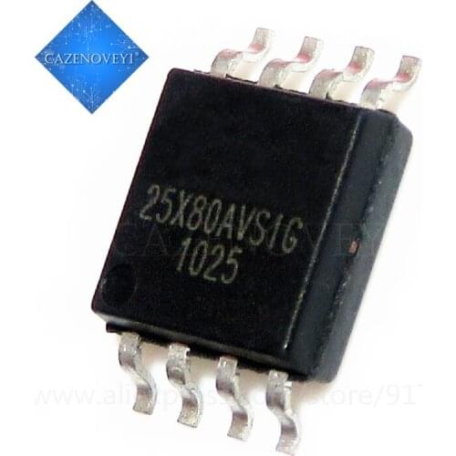 10pcs/lot W25X80AVSIG W25X80BVSIG W25X80AVSNIG 25X80AVNIG 25X80 SOP-8 In Stock