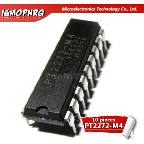 10pcs PT2272-M4 PT2272 M4 DIP-18 Remote control decoder IC new original