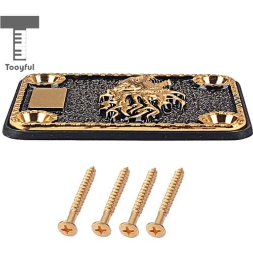 4 Holes Guitar Neck Reinforcing Plate&Screws for Strat ST Tele TL Electric Guitar