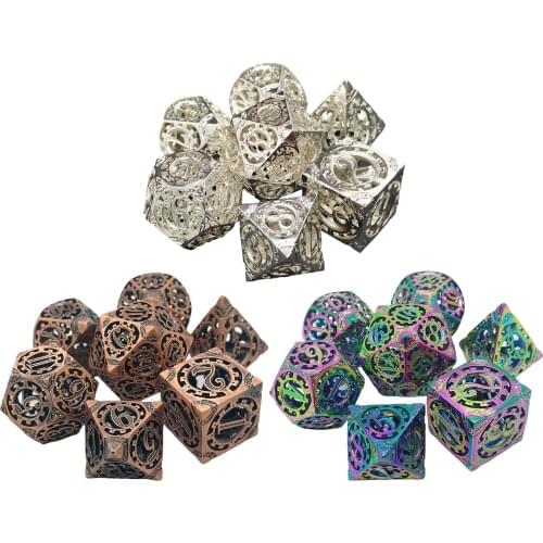 7 Dice Die Set DND Number Dice for Role Playing Game D&D Pathfinder