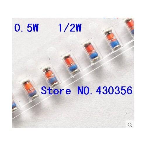 Free shipping 200pcs ZMM3V6 LL34 3.6V 0.5W 3.6V 1/2W 3V6 Zener diode