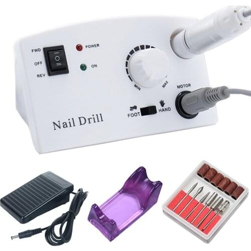 35000RPM Electric Nail Drill Machine Manicure Drill Pedicure Drilll Milling Cutters Nail Sander Professional Nail Drill Machince