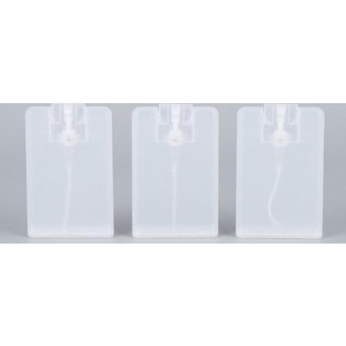 2021 New 10Pcs 20ml Refillable Perfume Spray Bottles Card Type Fine Mist Empty Container