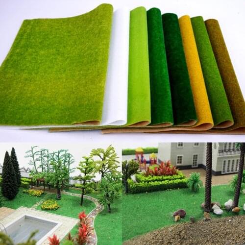 Artificial Lawn Carpet Grass Mat Paper Grass DIY Fake Landscape Pad Lawn Carpet Garden Outdoor Green Plant Grass Floor Decor