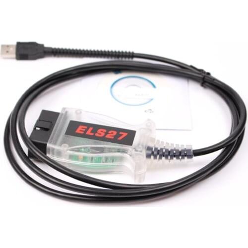 ELS27 Car Diagnostic Cables OBD2 Scanner Car Diagnostic Auto Tool Cable ELS 27 FTDI PIC24HJ128GP For Ford For Mazda For J2534