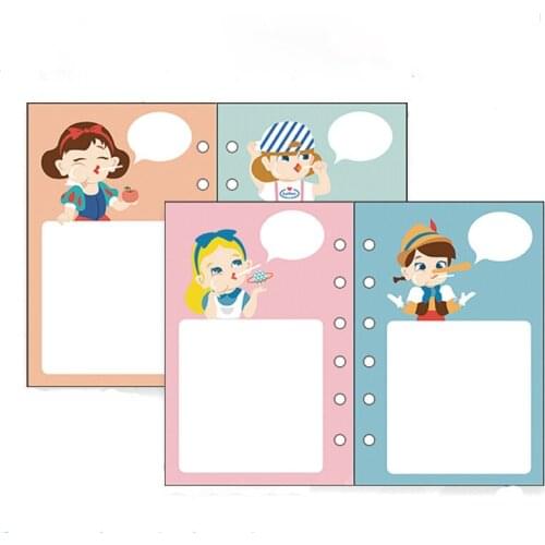 Kawaii Stationery Weekly Planner Notebook Paper Color Inside Page Planner agendas Grid inside page Paper Notebookschool supplies