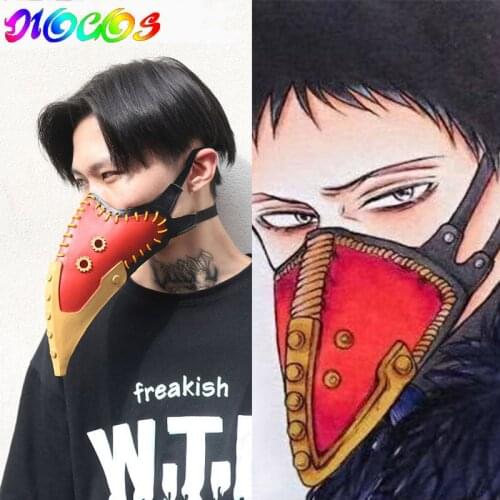 Boku no My Hero Academia Kai Chisaki Cosplay Mask Wigs White Tie Overhaul Mask Halloween Cos Props