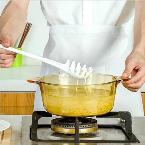Multifunctional Pasta Scoop Spaghetti Measure Egg Separator Holder Noodles Spoon Fork Server Kitchen Gadgets Cooking Tools