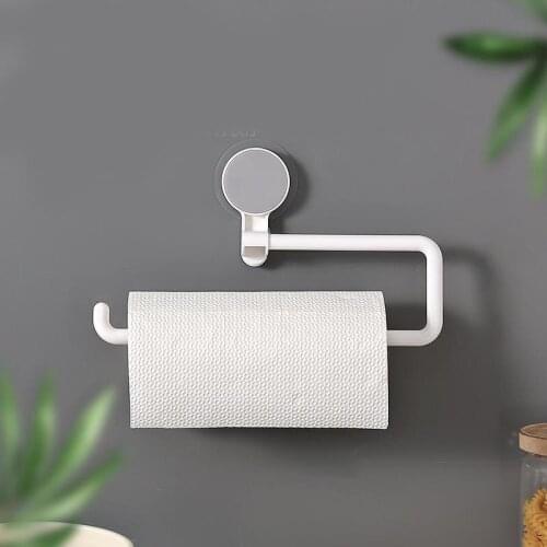Multifunctional Rack Lazy Rag Hook Kitchen Paper Towel Paper Hanger Bathroom Towel Rack