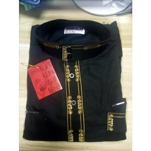 Muslim Men Robe Islamic Dubai Abaya Kaftan Eid Ramadan Prayer Jubba Saudi Arabia Daffah Thobe Man Embroidery Dishdasha Thawb Dre