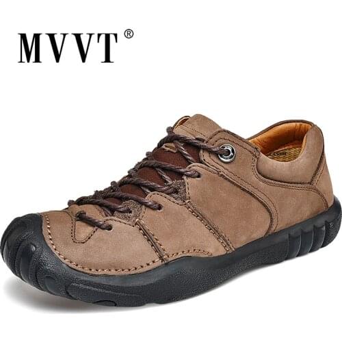 Genuine Leather Casual Shoes Men Top Quality Rubber Non-Slip Men Shoes Soft Men Flats For traveling Zapatos Hombre