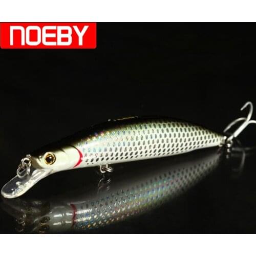 Noeby Minnow Bait 100/120/135mm 16/22/28g Floating 0-2.5m Hard Fishing Lure with VMC Hooks Pesca Leurre Souple Peche Wobblers