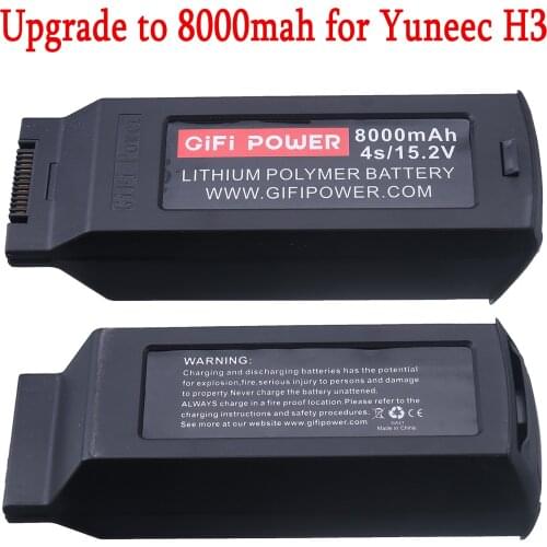 Upgrade GIFI POWER 15.2V 8000mAh LiPo Battery Rechargable Battery for Yuneec H3 RC Drone Aircraft Helicopter Battery spare parts