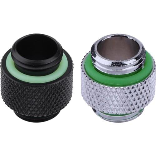 10mm G1/4 (2 points) External Thread Hose Adapter Connector with silicone sealing ring for PC Water Cooling accessories