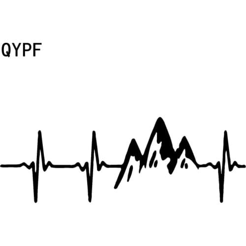 QYPF 19.1cm*6.9cm Climb Mountains Speed Limits Your Thinking Delicate Window Decal Vinyl Vivid Car Sticker C18-0337