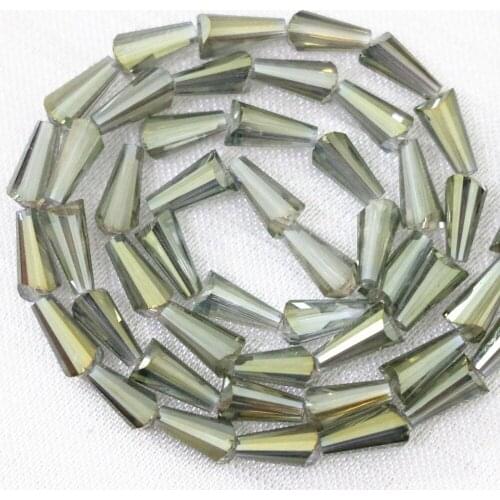 Crystal 4x8mm size for teardrop glass fashion making diy gifts loose beads women jewelry gifts 70pcs B1180