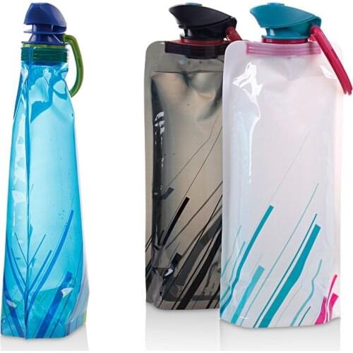 Outdoor folding Water Bags drinking bag travel cycling sports walking portable bag climbing water bottle kettle travel supplies