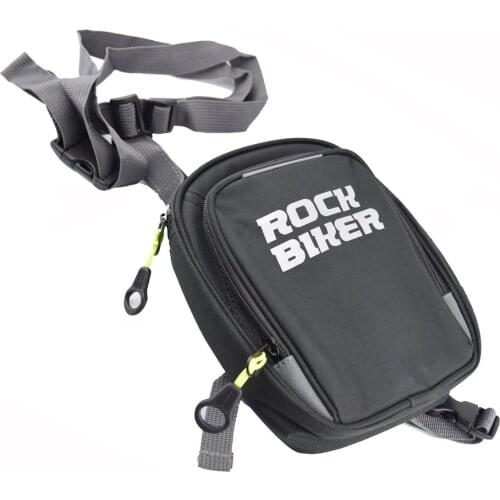 ROCK BIKER Fashion Motorcycle Drop Leg Bag Waterproof Nylon Motorcycle Bags Outdoor Casual Waist Bag Motocross Motorbike Bag Men