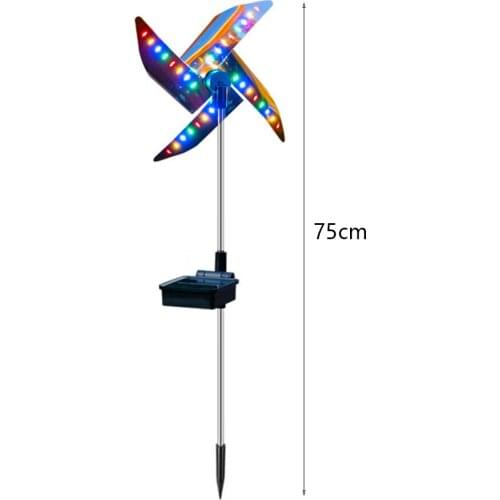 Windmill LED Solar Path Light solar Power Lights Ground Lamp Outdoor Path Way Garden Decking Underground Lamps cheap lighting