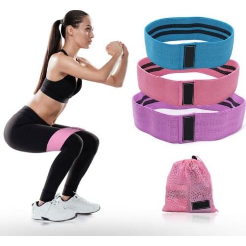 1pcs Resistance Band Yoga Hip Ring Circle Latex Anti-slip Elastic Fitness Squat Resistance Ring Stretching Beltym