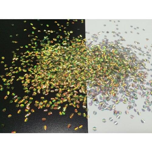 3 mm Very Thin Brown Aurora Color Glitter Fish Scale Hexagon Glitter For Nail Stickers Nail Art YZ306